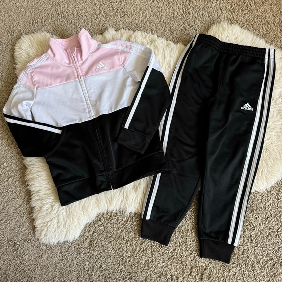 EUC Adidas Tricot Tracksuit | Jogger Set | Sz 5 - Picture 1 of 7